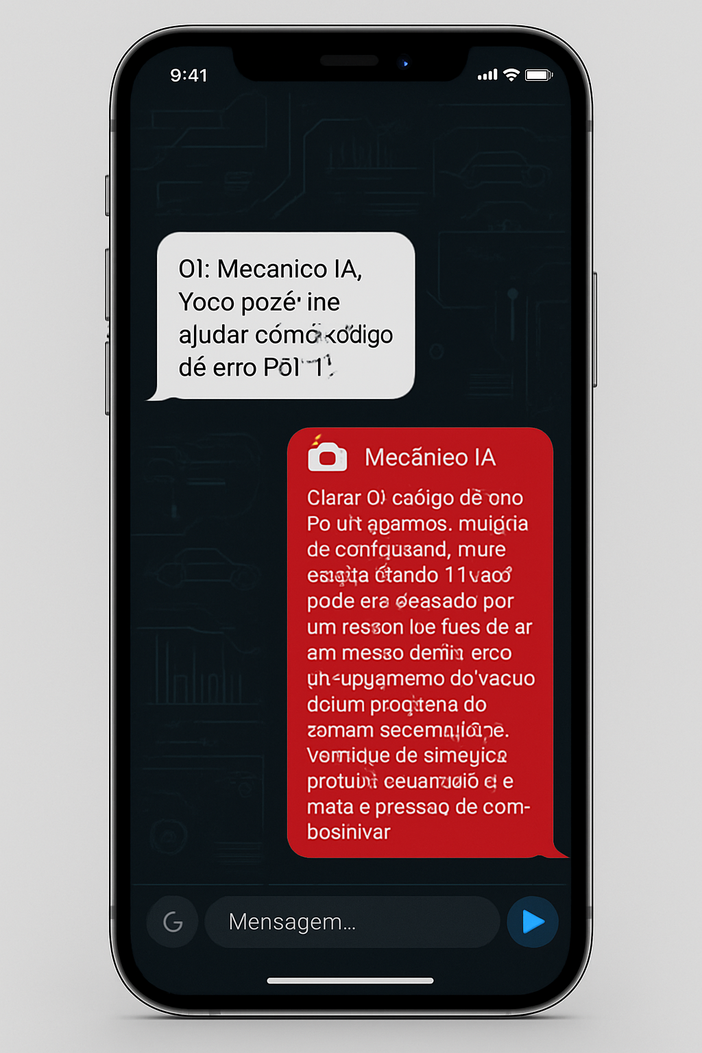 Demonstração do Mecânico IA